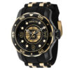 ectq02324_gz_vni_0 jpg - Relgio masculino Invicta NHL Boston Bruins de 48mm em ouro e preto modelo ZG 42320 -Este relgio Invicta NHL um item impressionante que possui um movimento preciso e uma caixa preta. O mostrador de metal protegido por um cristal de fuso de chama altamente protetor,
