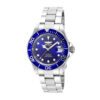 ectq04071_gz_vni_0 jpg - Relógio Masculino Automático Pro Diver, Invicta ZG17040, Prata -Este incrível relógio Invicta da coleção Pro Diver oferece um movimento automático exato, com uma incrível caixa de aço. O mostrador exibe um mostrador de metal azul protegido pelo