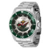 ectq05224_gz_vni_0 jpg - Relgio Masculino NHL Minnesota Wild de 47mm em Ao ZG 42250 da Invicta Estilo e Durabilidade em um nico Acessrio. -Este relgio Invicta da coleo NHL apresenta um movimento preciso e uma caixa prateada impressionante. O mostrador protegido pelo exclusivo Flame Fusion Crystal, com um design comple