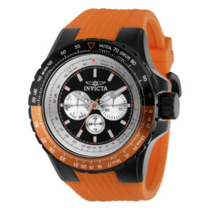 ectq13073_vni_0 jpg - Relógio Masculino Aviator, Invicta 37031, Laranja e Preto -<p>Este incrível relógio Invicta da coleção Aviator oferece um movimento de quartzo exato, com uma incrível caixa preta. O mostrador exibe um mostrador de metal protegido por nosso ex</p>