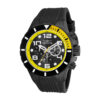 ectq14781_vni_0 jpg - Relógio Masculino Analógico de Quartzo 50mm, Invicta Pro Diver 18741, Preto -Este incrível relógio Invicta da coleção Pro Diver oferece um movimento de quartzo e uma sofisticada caixa preta. O rosto exibe um mostrador de metal preto protegido por nosso Flam