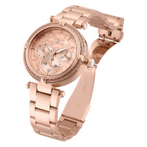 Relógio Feminino Invicta Bola Ouro Rosa 36,5 mm Elegância e Estilo Masculino