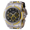 ectq19734_vni_0 jpg - Relógio Masculino Analógico de Quartzo 53mm, Invicta Bolt Zeus 43791, Prata e Amarelo -Este belo relógio Invicta Bolt contém um movimento de quartzo preciso, além de uma caixa de aço amarela. Sua face exibe um mostrador de metal amarelo, preto, protegido por um Crist