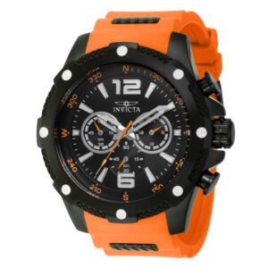 ectq20034_vni_0 jpg - Relógio Masculino Analógico de Quartzo 50mm, Invicta I Force 43002, Laranja -<p>Este belo relógio Invicta I Force contém um movimento de quartzo preciso, além de uma caixa preta. Seu mostrador exibe um mostrador de metal preto protegido por um Cristal Flame Fu</p>