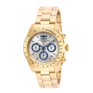 ectq21371_vni_0 jpg - Relógio Masculino Speedway, Invicta 17312, Dourado -<p>Este lindo relógio Invicta Speedway contém um movimento de quartzo, sustentado por uma impressionante caixa de ouro. Seu mostrador exibe um mostrador de metal prateado protegido po</p>