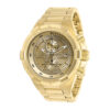 ectq22182_vni_0 jpg - Relógio Masculino de Quartzo Aviator, Invicta 28122, Dourado -Este lindo relógio Invicta Aviator contém um movimento Quartz, sustentado por uma impressionante caixa dourada. Seu mostrador exibe um mostrador de metal dourado protegido por um C