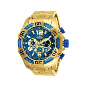 ectq25852_vni_0 jpg - Relógio Masculino Pro Diver SCUBA, Invicta 25852, Dourado e Azul -<p>Este incrível relógio Invicta da coleção Pro Diver oferece um movimento de quartzo exato, com uma caixa de ouro incrível. O mostrador exibe um mostrador de fibra de vidro azul prot</p>