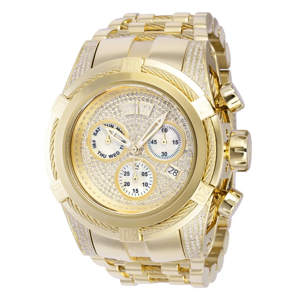 Invicta Reserve Zeus Masculino 53 mm, 1.81 Ct Diamante Swiss Ronda Z60, Mostrador Madrepérola