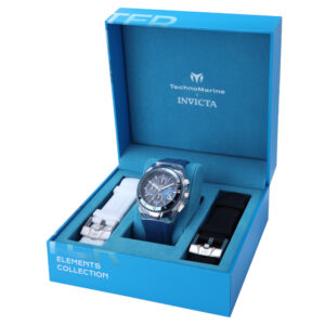 ectq300221_mt_vni_3 jpg - Relógio Masculino TechnoMarine X Invicta Five Elements WATER com 3 Alças Intercambiáveis 44, Azul TM 122003 -<p width=