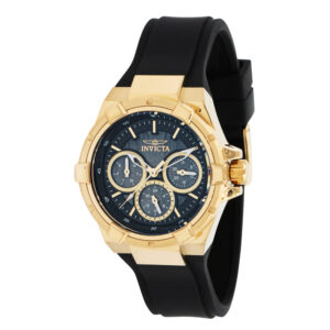 ectq30373_vni_0 jpg - Relógio Feminino Aviator com Mostrador Madrepérola, Invicta 37303, Preto e Dourado -<p>Este atraente relógio Invicta da coleção Aviator é movido por um movimento de quartzo preciso, com uma caixa dourada. Seu mostrador é decorado por um mostrador de madrepérola de me</p>