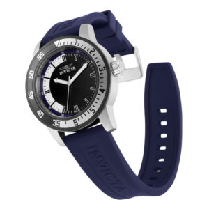 ectq31043_vni_1 jpg - Relgio Masculino Invicta Azul 45mm Modelo Especial 34013 -<p>Este relgio Invicta Speciality possui um movimento preciso e uma caixa prateada. Seu mostrador de metal protegido por um cristal de fuso de chama altamente resistente. A pulseira f</p>