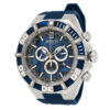 ectq31204_vni_0 jpg - Relgio masculino Jason Taylor Swiss Ronda Z60 calibre 60 mm. Azul 40213, Invicta -Este lindo relgio Invicta Jason Taylor contm um movimento preciso alm de uma caixa prateada. Seu mostrador exibe um mostrador azul de metal e resina protegido por um cristal Flame&