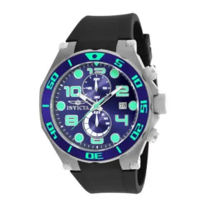 ectq31871_vni_0 jpg - Relógio Masculino Pro Diver, Invicta 17813, Preto -<p>Este atraente relógio Invicta da coleção Pro Diver é alimentado por um movimento de quartzo preciso, com uma caixa de aço. Seu mostrador é decorado por um mostrador de metal azul e</p>