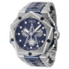 ectq39444_vni_0 jpg - Relgio masculino reserva NFL Dallas Cowboys Swiss Ronda Z60 calibre 54 mm. Ao. Azul Escuro 44493, Invicta -Este atraente relgio Invicta da coleo Reserve NFL movido por um movimento preciso, com uma caixa de ao azul escuro. Seu mostrador decorado por um mostrador de metal azul marinho e&