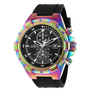 ectq40182_vni_0 jpg - Relógio Masculino de Quartzo Aviator, Invicta 28104, Preto -<p>Este atraente relógio Invicta da coleção Aviator é movido por um movimento de quartzo e uma caixa iridescente sólida. Seu mostrador é decorado por um mostrador de metal preto e pro</p>