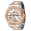 ectq40604_gz_vni_0 jpg - Relgio Especial Masculino 50mm. Ao. Ouro rosa ZG 40604, Invicta -Este lindo relgio Invicta Speciality contm um movimento preciso alm de uma caixa prateada. Seu mostrador exibe um mostrador de metal prateado protegido por um Cristal Mineral de al