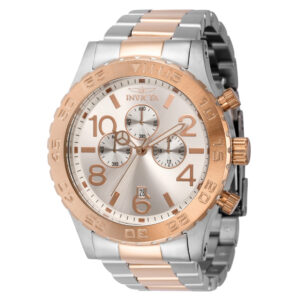 ectq40604_gz_vni_0 jpg - Relgio Especial Masculino 50mm. Ao. Ouro rosa ZG 40604, Invicta -<p>Este lindo relgio Invicta Speciality contm um movimento preciso alm de uma caixa prateada. Seu mostrador exibe um mostrador de metal prateado protegido por um Cristal Mineral de al</p>