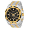 ectq42143_vni_0 jpg - Relógio Masculino Bolt, Invicta 34124, Prata, Dourado e Preto -Este impressionante relógio Invicta Bolt apresenta um movimento preciso de quartzo, bem como uma caixa de aço. Seu mostrador de metal preto é envolto por um cristal Flame Fusion al