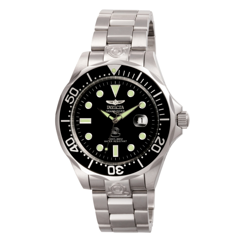 ectq4403_gz_vni_0 jpg - Relógio Masculino Automático Pro Diver, Invicta ZG3044, Prata -Este lindo relógio Invicta Pro Diver contém um movimento automático preciso além de uma caixa de aço. Seu mostrador exibe um mostrador de metal preto protegido por um Cristal Miner