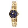 ectq4498_vni_0 jpg - Relógio Feminino Pro Diver, Invicta 8944, Dourado e Azul -Este lindo relógio Invicta Pro Diver contém um movimento de quartzo preciso, além de uma caixa de ouro. Seu mostrador exibe um mostrador de metal azul protegido por um Cristal Mine