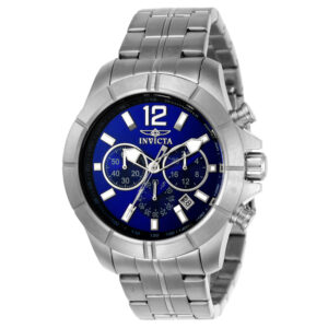 ectq46412_vni_0 jpg - Relógio Masculino Specialty, Invicta 21464, Prata e Azul -<p>Este atraente relógio Invicta da coleção Specialty é alimentado por um movimento de quartzo preciso, com uma caixa de aço. Seu mostrador é decorado por um mostrador de metal azul e</p>