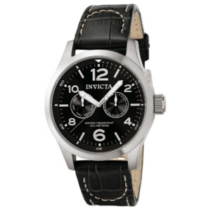ectq4670_vni_0 jpg - Relógio Masculino de Quartzo I Force, Invicta 0764, Preto -<p>Este lindo relógio Invicta I Force contém um movimento de quartzo preciso, além de uma caixa de aço. Seu mostrador exibe um mostrador de metal preto protegido por um Cristal Flame&</p>