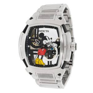 ectq47044_vni_0 jpg - Relgio mecnico masculino Disney Limited Edition Mickey Mouse 53 mm. Ao 44074, Invicta -<p>Este impressionante relgio Invicta Disney Limited Edition apresenta um movimento mecnico preciso, bem como uma caixa preta de ao. Seu mostrador de metal envolto por um cristal Flam</p>