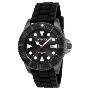 ectq50309_vni_0 jpg - Relgio Invicta masculino profissional 44mm preto modelo 90305. -<p>Este relgio Invicta Pro apresenta um movimento preciso e uma caixa de metal. Seu mostrador de metal preto protegido por um cristal mineral altamente resistente. A pulseira de silic</p>