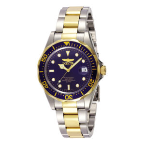 ectq5398_vni_0 jpg - Relógio Masculino Pro Diver, Invicta 8935, Prata, Dourado e Azul -<p>Este incrível relógio Invicta da coleção Pro Diver oferece um movimento de quartzo exato, com uma incrível caixa de ouro e aço. O mostrador exibe um mostrador de metal azul protegi</p>