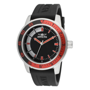 Relógio Masculino Invicta 45mm, Design Exclusivo, Preto, Modelo 12845 Pulseira Resistente e Estilo Moderno