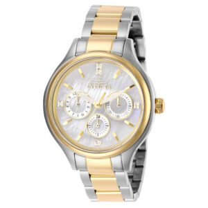 ectq55682_vni_0 jpg - Relógio Feminino Angel com Mostrador Madrepérola, Invicta 28655, Prata e Dourado -<p width=