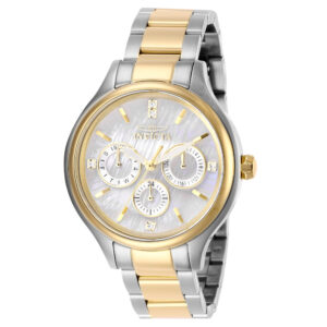 ectq55682_vni_2 jpg - Relógio Feminino Angel com Mostrador Madrepérola, Invicta 28655, Prata e Dourado -<p width=