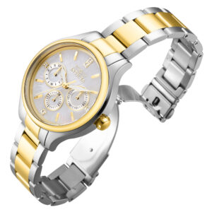 ectq55682_vni_4 jpg - Relógio Feminino Angel com Mostrador Madrepérola, Invicta 28655, Prata e Dourado -<p width=