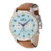 ectq55944_vni_0 jpg - Relgio Masculino Invicta S1 Rally 48mm, Marrom e Azul. -Este relgio Invicta da coleo S1 Rally apresenta um movimento preciso e uma caixa de ao durvel. O mostrador turquesa branco possui um design de metal protegido por nosso Cristal Min