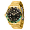 ectq56934_vni_0 jpg - Relógio Masculino de Quartzo Pro Diver, Invicta 43965, Dourado -Este atraente relógio Invicta da coleção Pro Diver é movido por um movimento Quartz preciso, com caixa dourada. Seu mostrador é decorado por um mostrador de metal preto e protegido