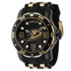 ectq61324_gz_vni_0 jpg - Relgio masculino Invicta NHL Anaheim Ducks 48mm, ouro e preto. Modelo ZG 42316. -Este relgio Invicta da coleo NHL tem um movimento preciso e uma caixa preta elegante. Seu mostrador decorado com um mostrador de metal e protegido por um resistente Cristal Flame F