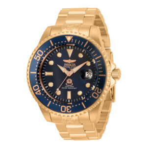 ectq61333_vni_0 jpg - Grande Relgio Automtico Masculino 47mm. Ouro Rosa 33316, Invicta -<p>Este incrvel relgio Invicta da coleo Grand oferece um movimento Automtico exato, com uma incrvel caixa em ouro rosa. O mostrador exibe um mostrador de metal azul protegido por noss</p>