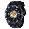 ectq64624_gz_vni_0 jpg - Relgio masculino Invicta NHL Pittsburgh Penguins 48mm, preto e azul. -Este um relgio Invicta da coleo NHL, com movimento preciso e caixa preta. O mostrador decorado por um mostrador de metal preto e protegido por um resistente Flame Fusion Crystal. A