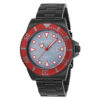 ectq69209_vni_0 jpg - Relógio Masculino Pro Diver, Invicta 90296, Preto e Vermelho -Este impressionante relógio Invicta Pro Diver apresenta um movimento de quartzo preciso, bem como uma caixa preta. Seu mostrador de metal cinza é envolto por um Cristal Mineral alt