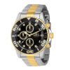 Relógio Masculino Profissional Invicta 43 mm Aço Inoxidável Dourado Modelo 43407
