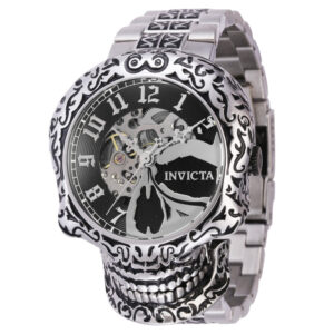 ectq70913_vni_0 jpg - Relógio Masculino Automático Artist, Invicta 31907, Prata e Preto -<p width=