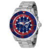 ectq72124_gz_vni_0-1 jpg - Relgio Masculino NFL New England Patriots Automtico 47mm. Ao ZG 42127, Invicta -Este atraente relgio Invicta da coleo NFL movido por um movimento Automtico preciso, com caixa de ao. Seu mostrador decorado por um mostrador de metal azul escuro e protegido por u