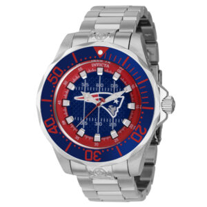 ectq72124_gz_vni_0-1 jpg - Relgio Masculino NFL New England Patriots Automtico 47mm. Ao ZG 42127, Invicta -<p>Este atraente relgio Invicta da coleo NFL movido por um movimento Automtico preciso, com caixa de ao. Seu mostrador decorado por um mostrador de metal azul escuro e protegido por u</p>