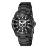ectq72224_gz_vni_0 jpg - Relgio Feminino NHL Los Angeles Kings Invicta 38mm, Preto ZG 42227 -Este relgio Invicta NHL possui um movimento preciso e uma caixa preta, com um mostrador de metal envolto por um cristal de fuso de chama altamente protetor. A pulseira forte e feit