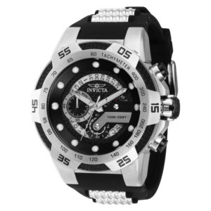 ectq79563_gz_vni_0 jpg - Relógio Masculino de Quartzo Speedway, Invicta ZG36597, Preto e Prata -<p>Este impressionante relógio Invicta Speedway apresenta um movimento Quartz preciso, bem como uma caixa prateada. Seu mostrador preto em fibra de carbono é envolto por um cristal Fl</p>