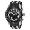 ectq79722_gz_vni_0 jpg - Relgio masculino Invicta Pro SCUBA em ao preto 50 mm de dimetro. -Este relgio Invicta da coleo Pro possui um movimento preciso e uma caixa de ao resistente. O mostrador preto com metal e protegido pelo exclusivo Flame Fusion Crystal. A pulseira f