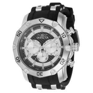 ectq81773_vni_0 jpg - Relgio masculino profissional 50 mm. Ao. Preto 37718, Invicta -<p>Este atraente relgio Invicta da coleo Pro movido por um movimento preciso, com caixa de ao. Seu mostrador decorado por um mostrador de metal e fibra de vidro e protegido por um res</p>