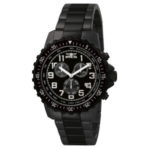 ectq8231_vni_0 jpg - Relógio Masculino Specialty, Invicta 1328, Preto -<p>Este impressionante relógio Invicta Specialty apresenta um movimento de quartzo preciso, bem como uma caixa de bronze. Seu mostrador de metal preto é envolto por um altamente prote</p>