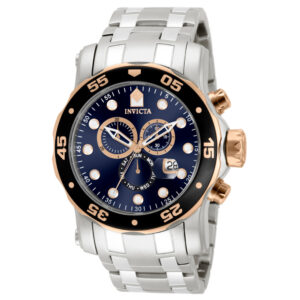 ectq83008_gz_vni_0 jpg - Relgio masculino Pro SCUBA 48 mm. Ao ZG 80038, Invicta -<p>Este atraente relgio Invicta da coleo Pro movido por um movimento preciso, com caixa de ao. Seu mostrador decorado por um mostrador de metal azul e protegido por um resistente Cris</p>