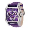 ectq83044_vni_0 jpg - Relógio Masculino Analógico de Quartzo 48mm, Invicta S1 Rally 44038, Roxo -Este incrível relógio Invicta da coleção S1 Rally oferece um movimento de quartzo exato, com uma incrível caixa de aço. O mostrador exibe um mostrador de metal prateado roxo proteg